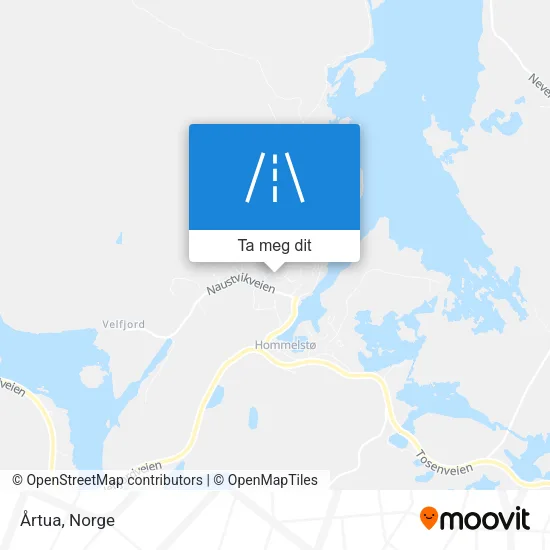 Årtua kart