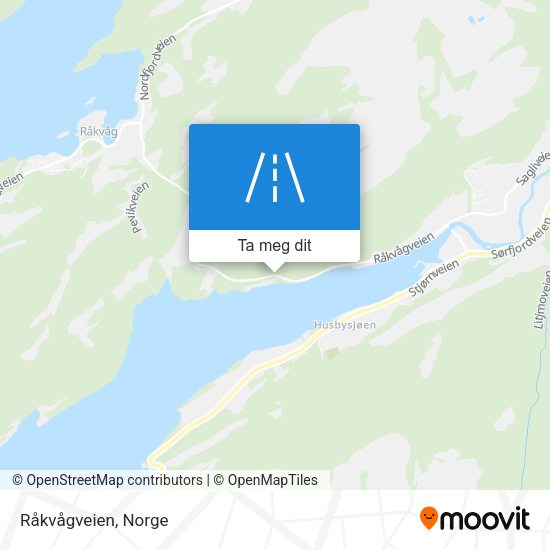 Råkvågveien kart
