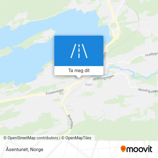 Åsentunet kart