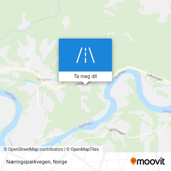 Næringsparkvegen kart