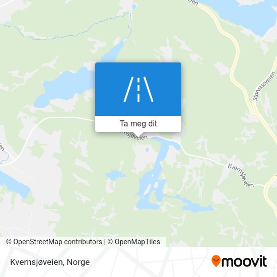 Kvernsjøveien kart