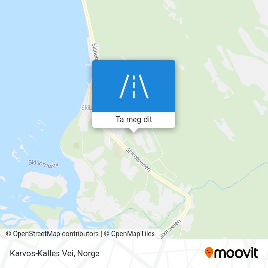 Karvos-Kalles Vei kart