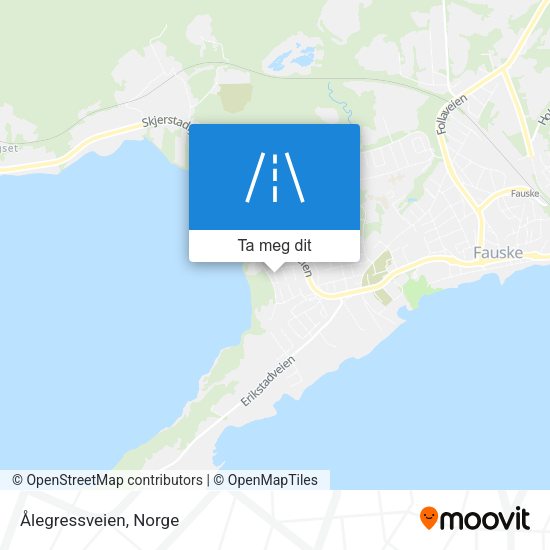 Ålegressveien kart