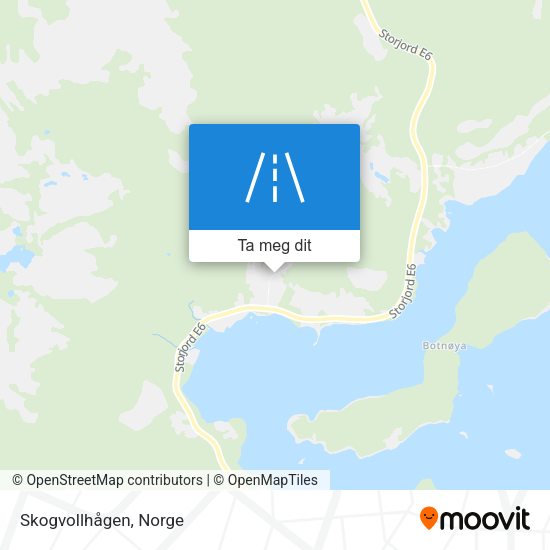Skogvollhågen kart