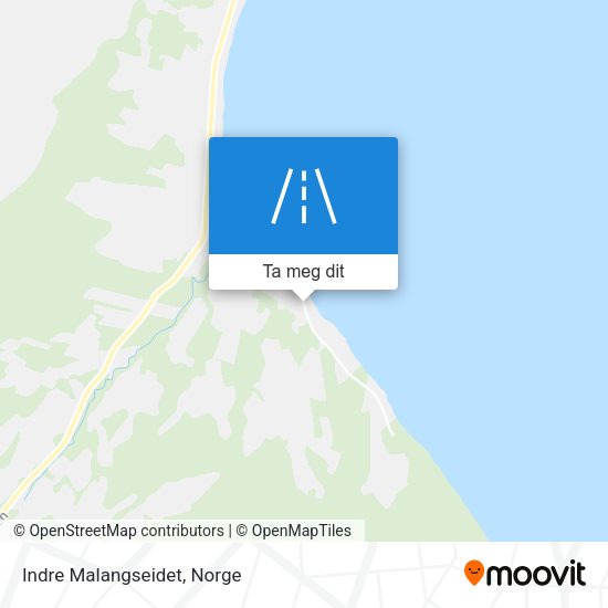 Indre Malangseidet kart