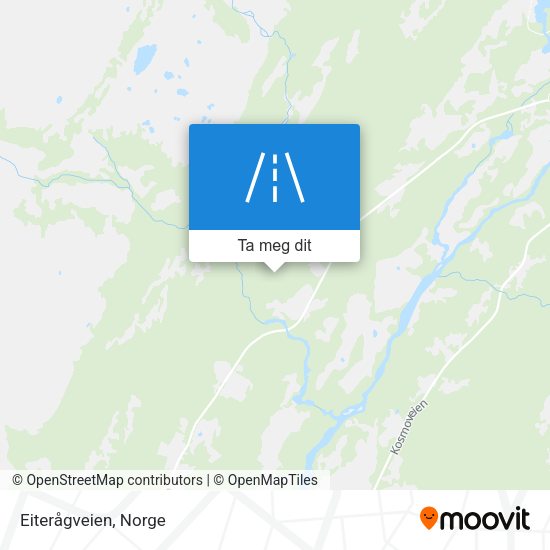 Eiterågveien kart