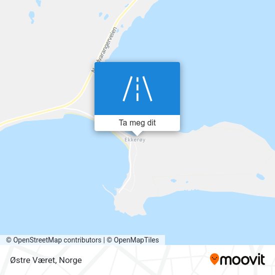 Østre Været kart
