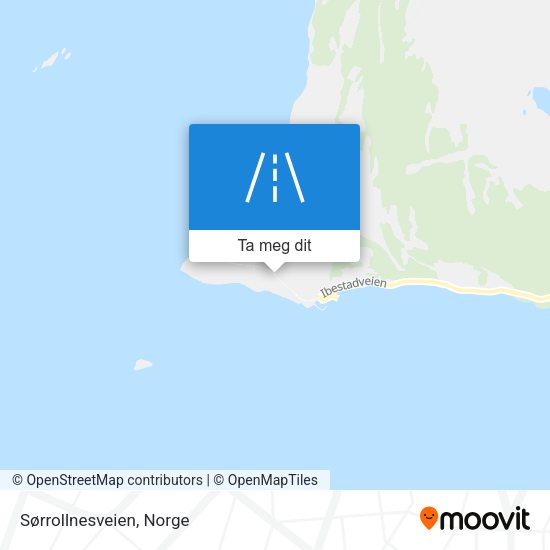 Sørrollnesveien kart