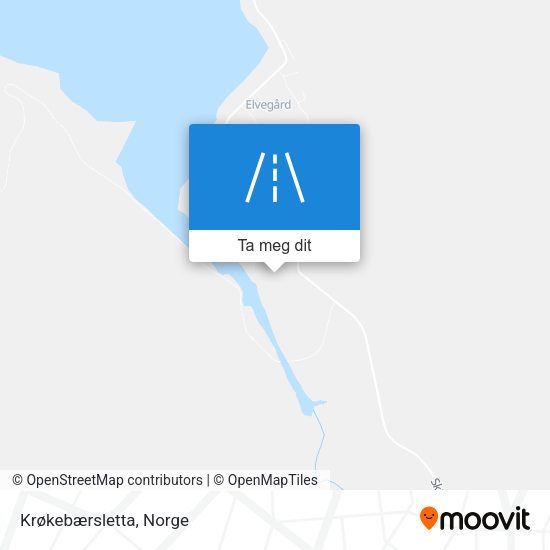 Krøkebærsletta kart