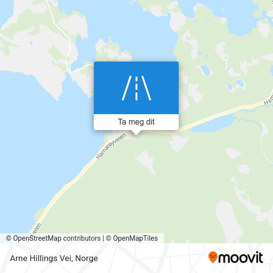 Arne Hillings Vei kart