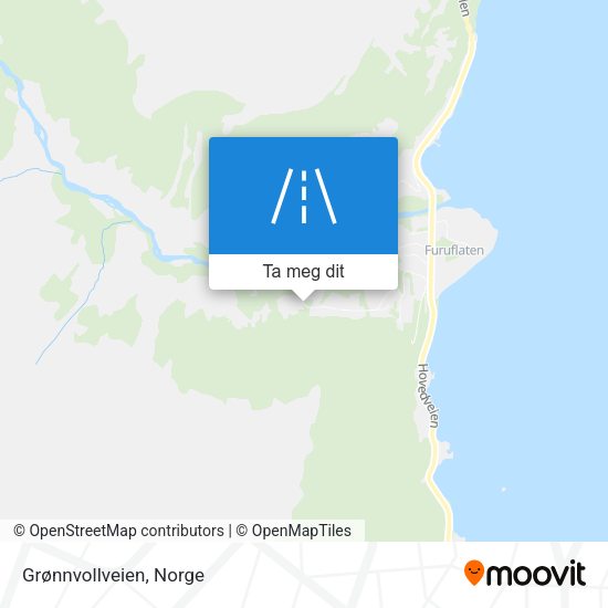 Grønnvollveien kart