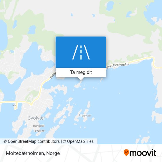 Moltebærholmen kart