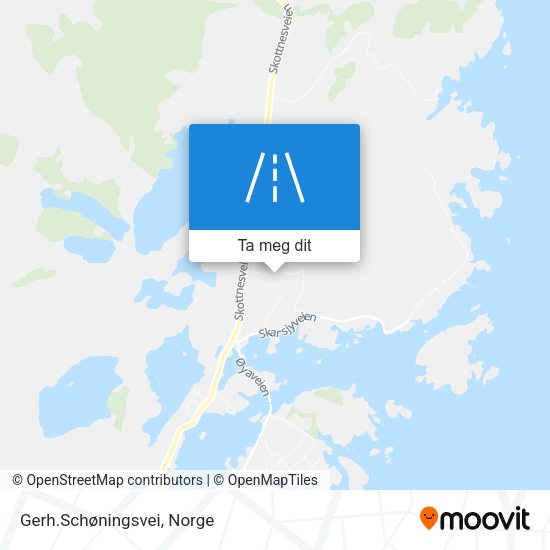 Gerh.Schøningsvei kart