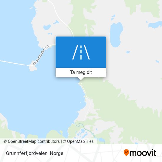 Grunnførfjordveien kart