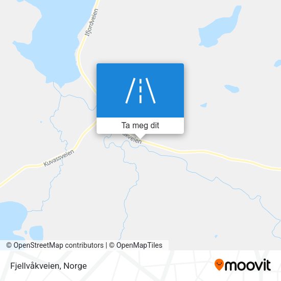 Fjellvåkveien kart
