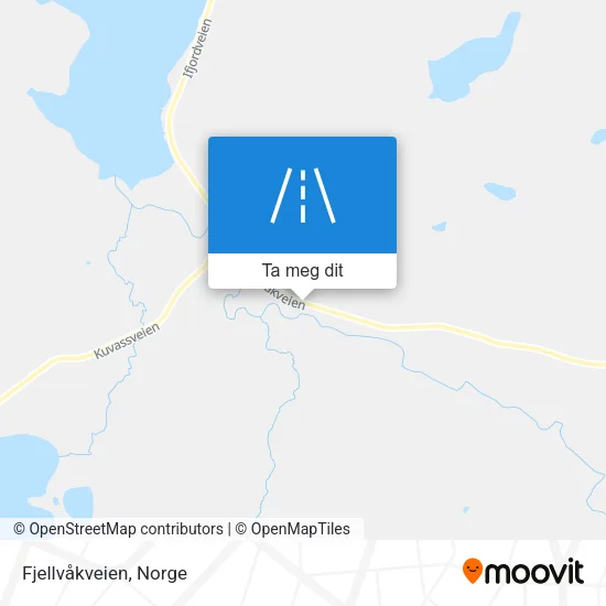 Fjellvåkveien kart
