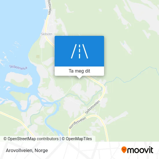 Arovollveien kart