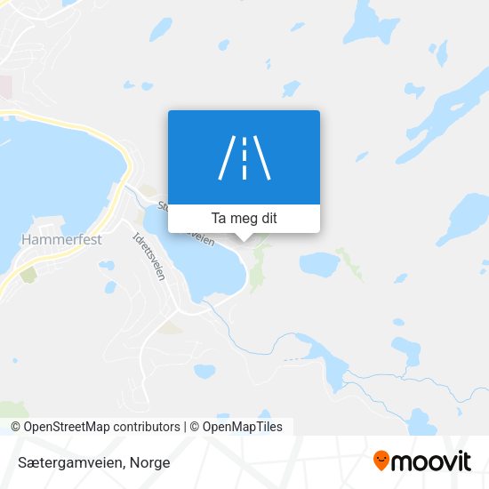 Sætergamveien kart