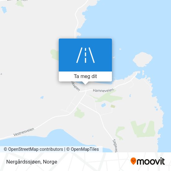 Nergårdssjøen kart