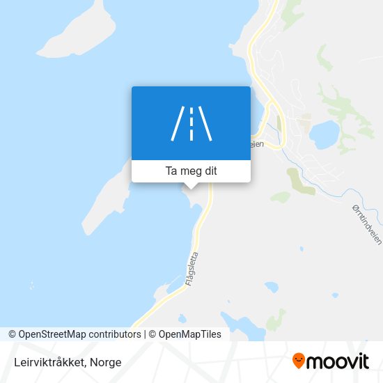 Leirviktråkket kart