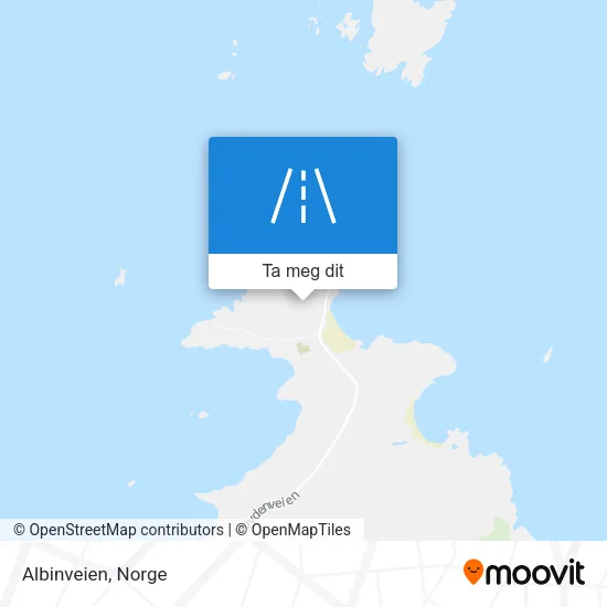 Albinveien kart