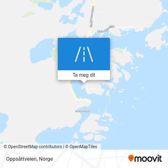 Oppsåttveien kart