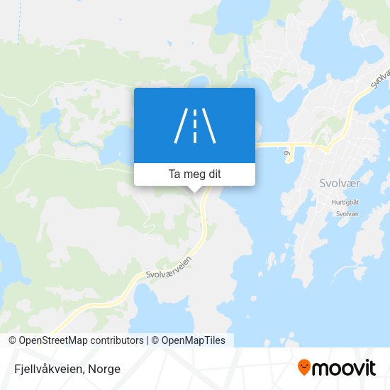 Fjellvåkveien kart
