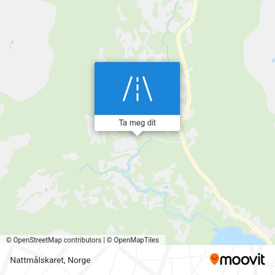 Nattmålskaret kart