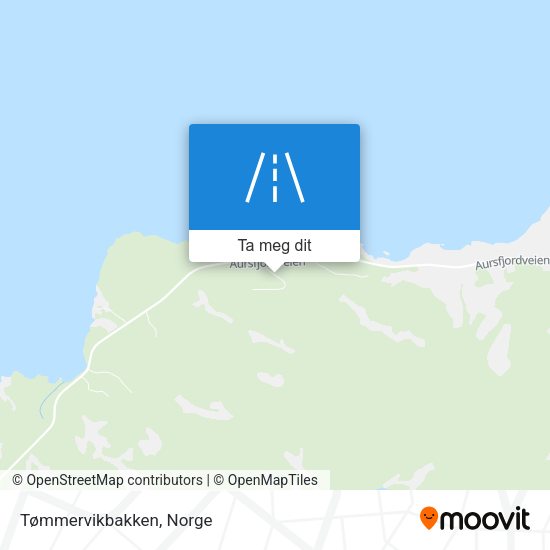 Tømmervikbakken kart
