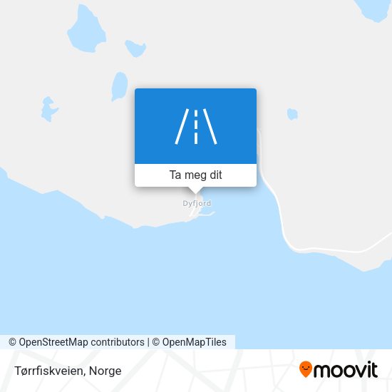 Tørrfiskveien kart