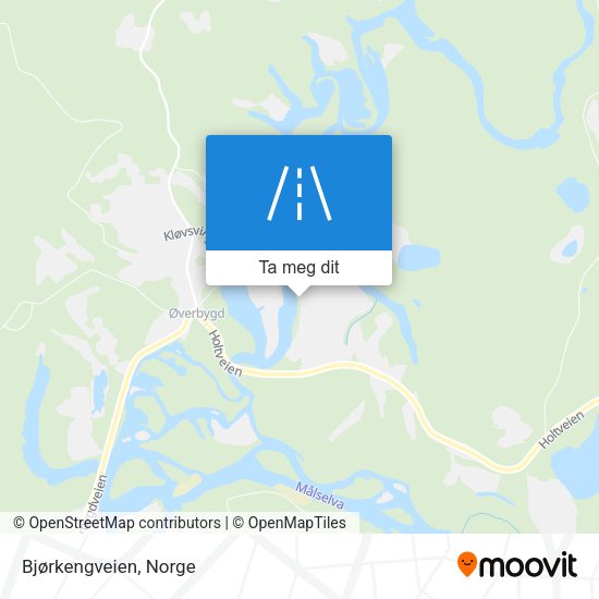 Bjørkengveien kart