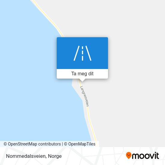Nommedalsveien kart