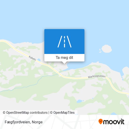 Fægfjordveien kart