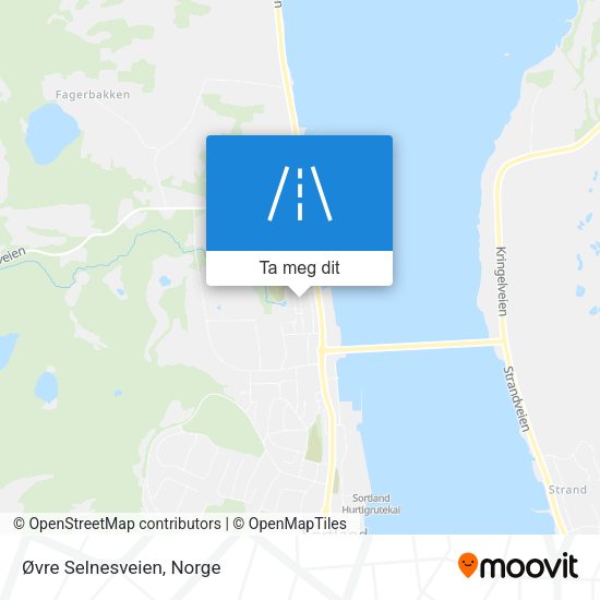 Øvre Selnesveien kart