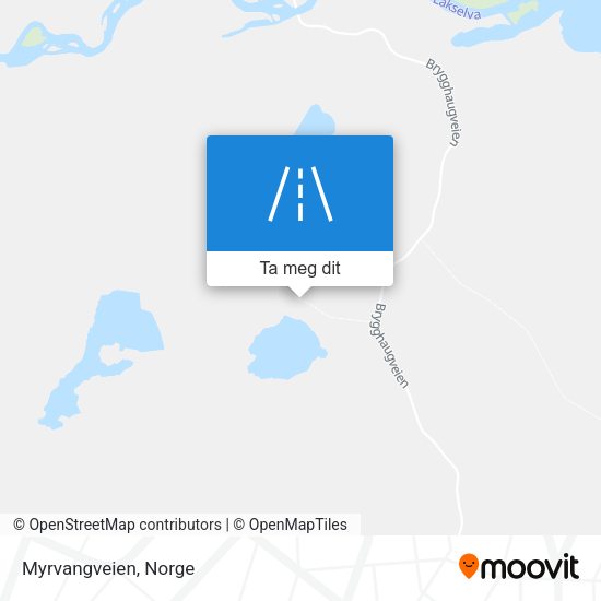 Myrvangveien kart