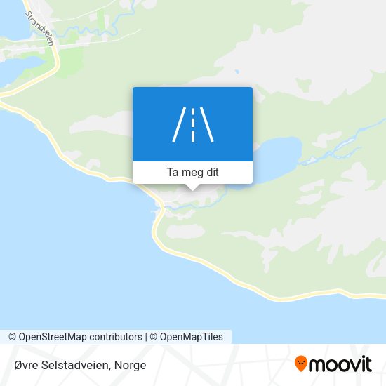 Øvre Selstadveien kart