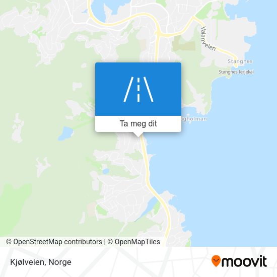 Kjølveien kart