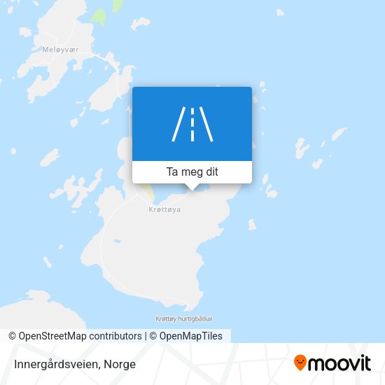 Innergårdsveien kart