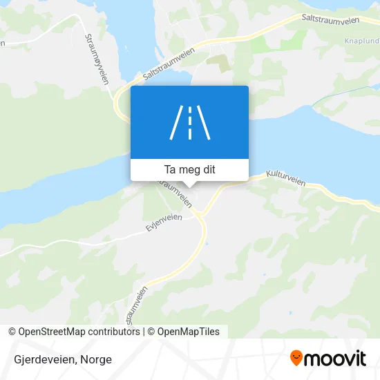 Gjerdeveien kart