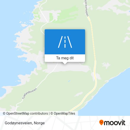 Godøynesveien kart