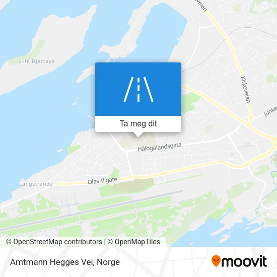 Amtmann Hegges Vei kart