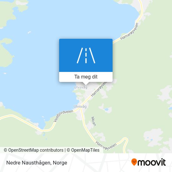 Nedre Nausthågen kart