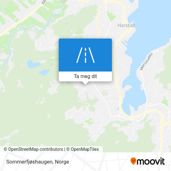 Sommerfjøshaugen kart