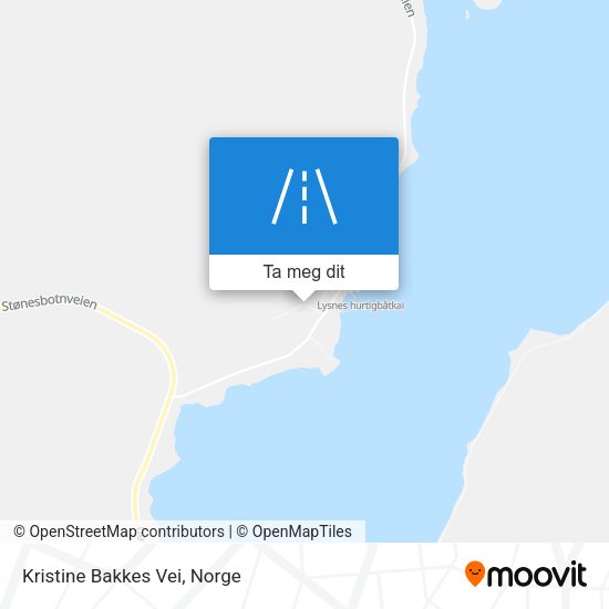 Kristine Bakkes Vei kart