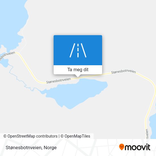 Stønesbotnveien kart