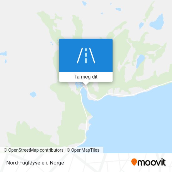 Nord-Fugløyveien kart