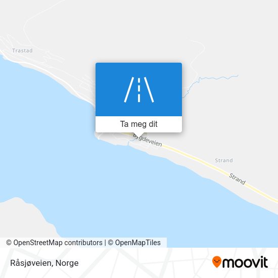 Råsjøveien kart