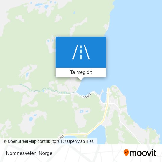 Nordnesveien kart