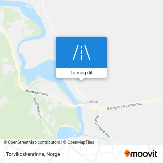 Torvikoskenrinne kart