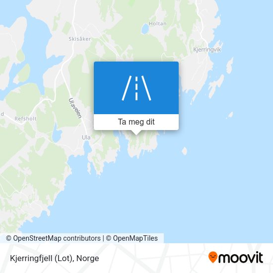 Kjerringfjell (Lot) kart